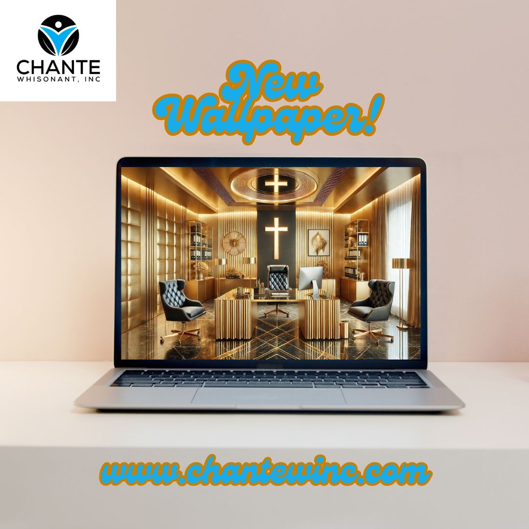 Golden Christian Office Digital Desktop & Laptop Wallpaper 16:9