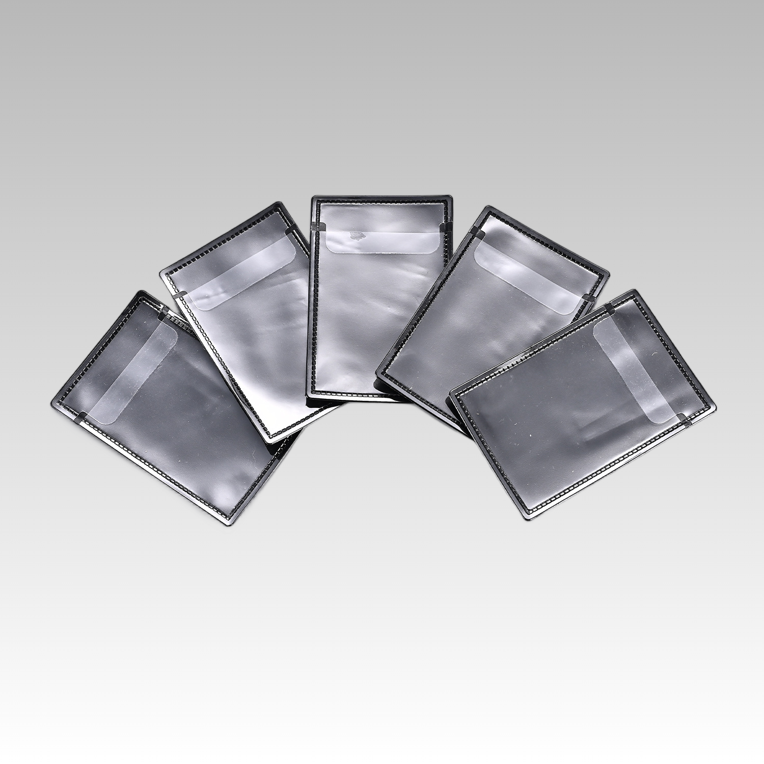Clear Plastic ID Card Sleeve