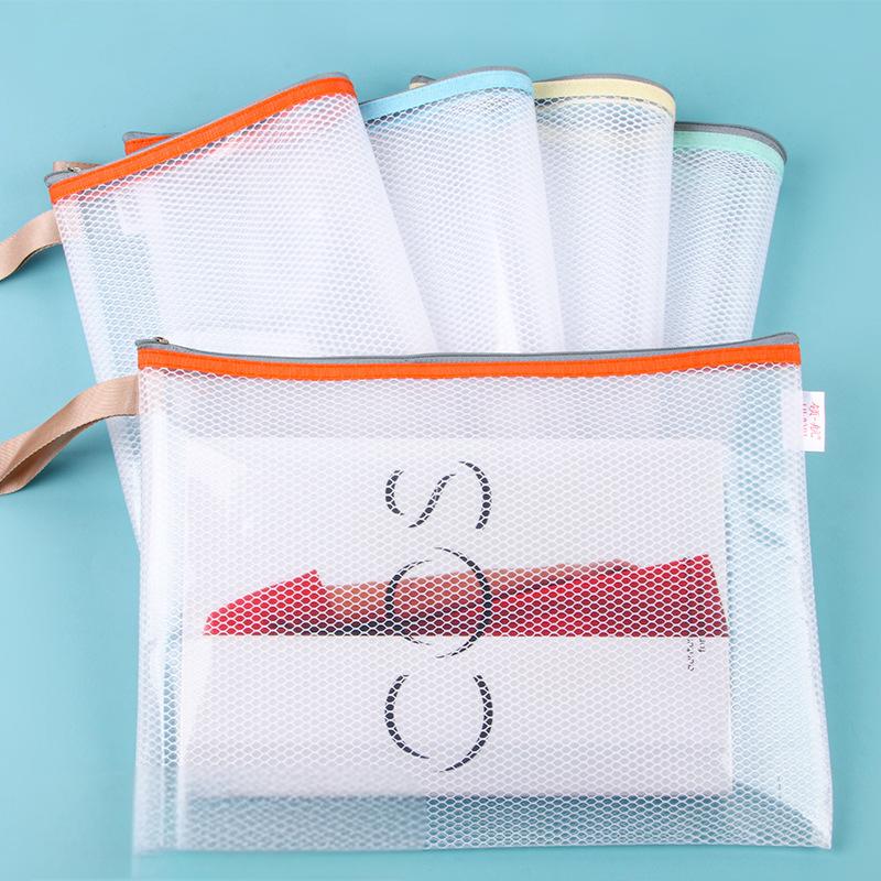 EVA Mesh Zipper Document Bags