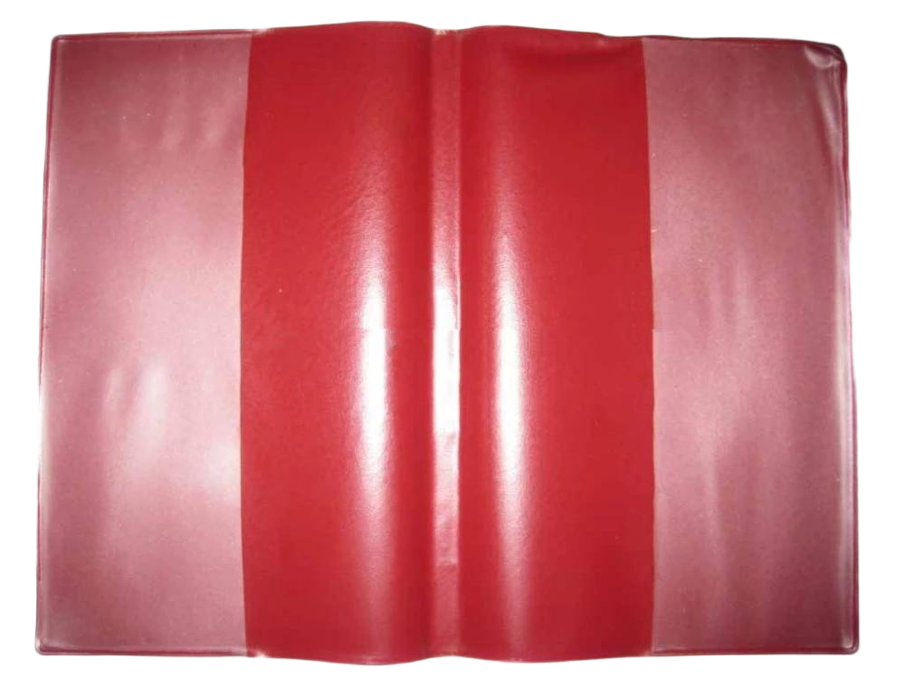 Red Plastic Book Cover
