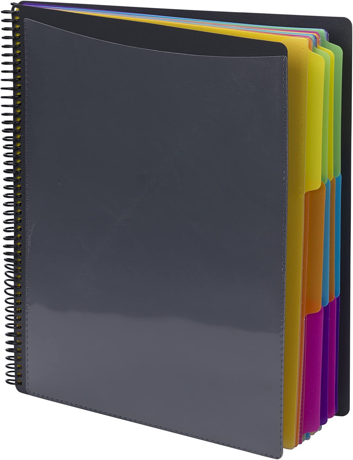Multicolor Tabbed Spiral Notebook