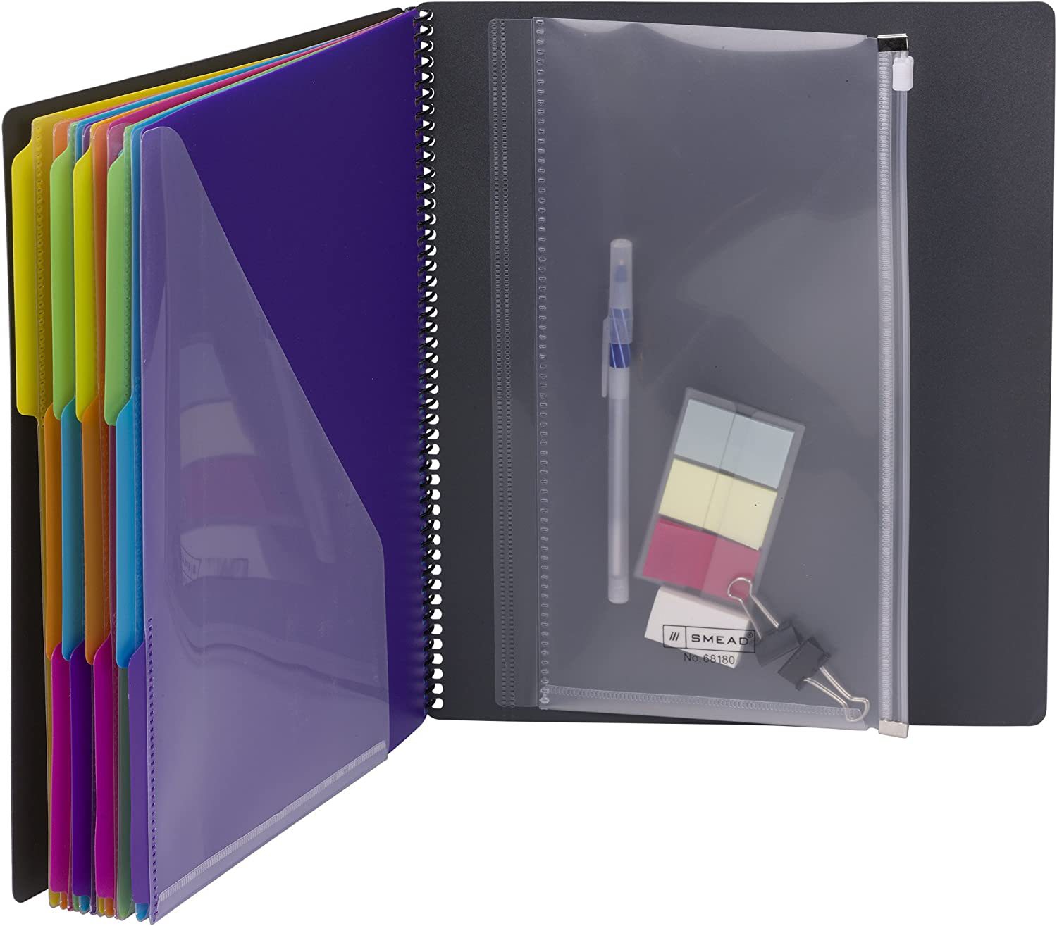 Multicolor Tabbed Spiral Notebook