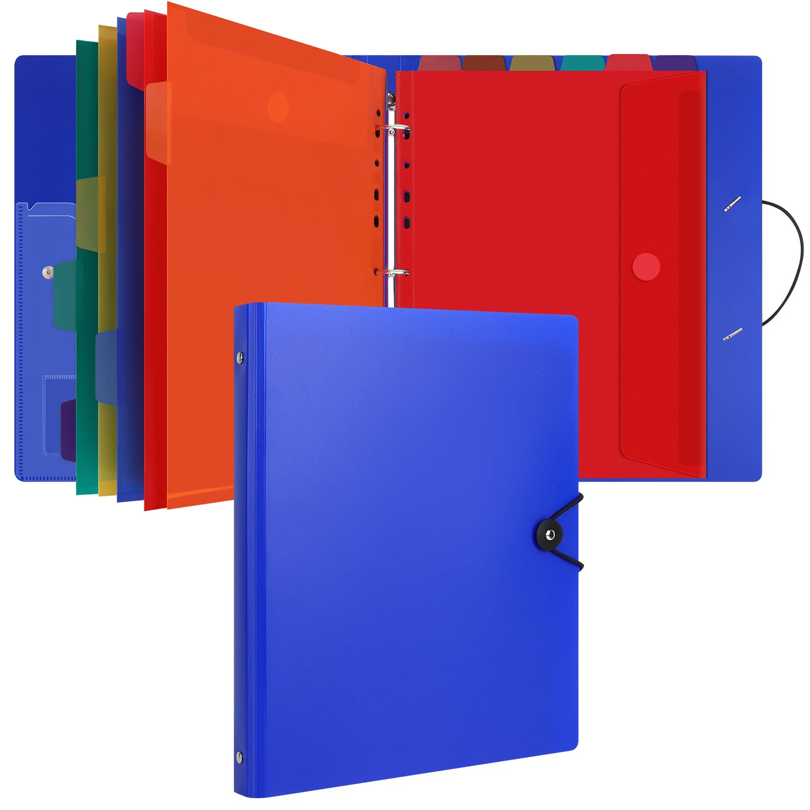 Multicolor Expanding File Folder