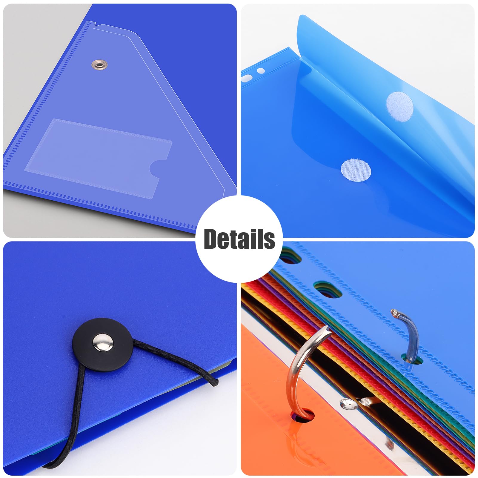 Multicolor Expanding File Folder