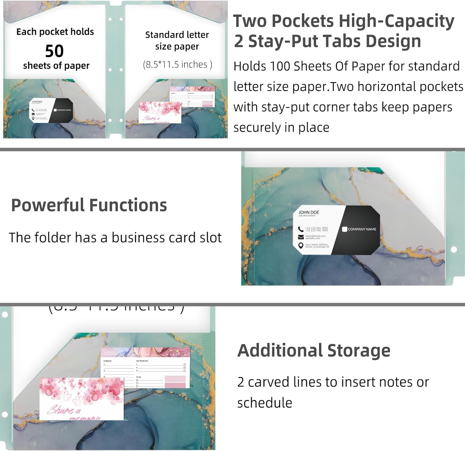 Decorative Paper File Folders