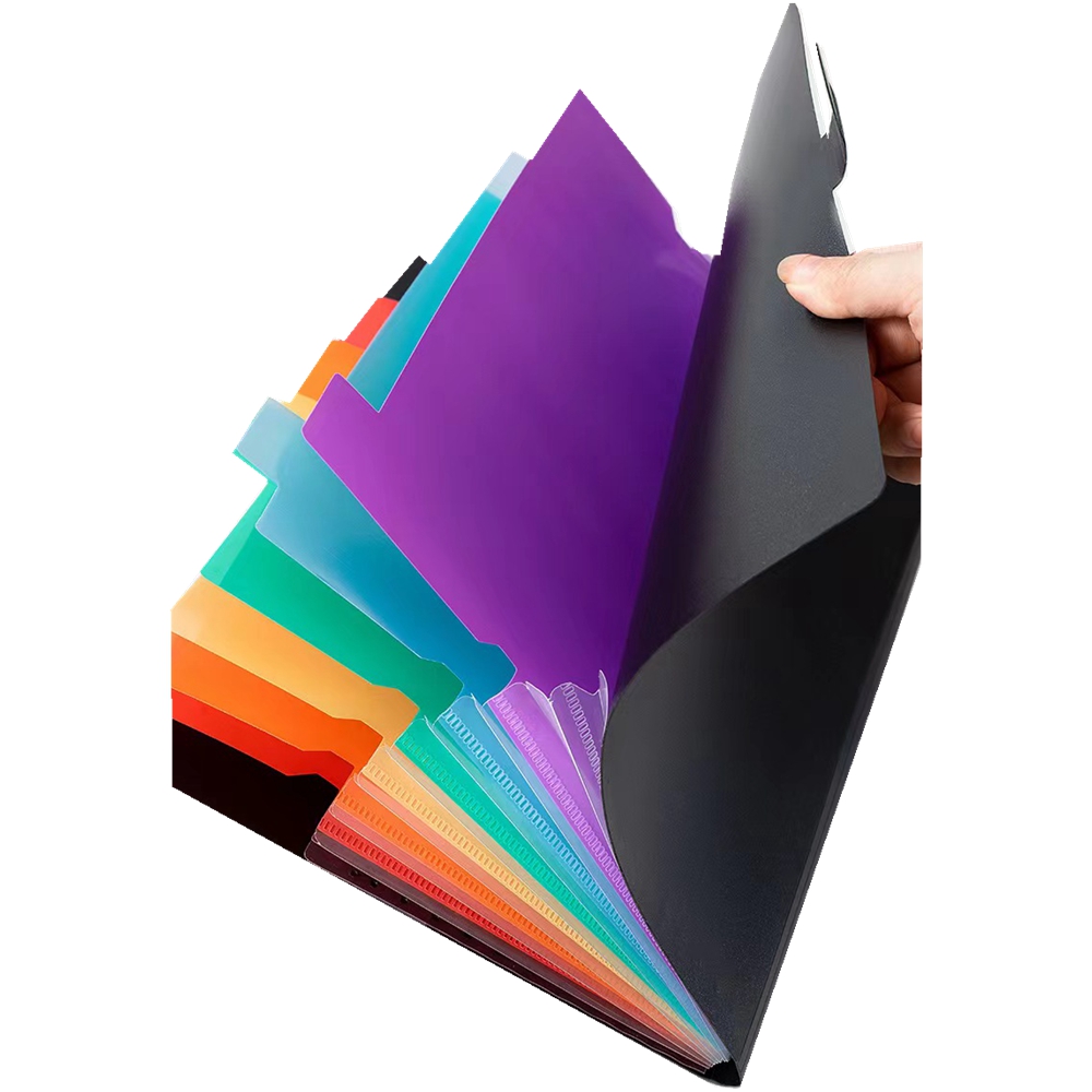 6 Compartments Colorful File Organizer