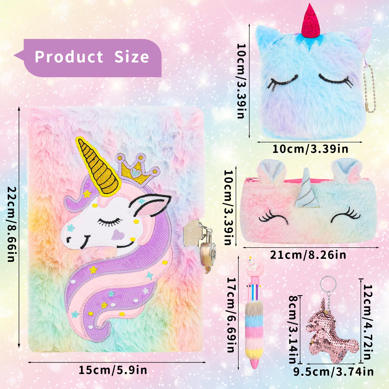 Unicorn Plush Notebooks