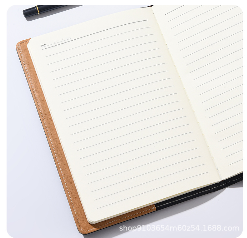 Starry Black Lock Diary