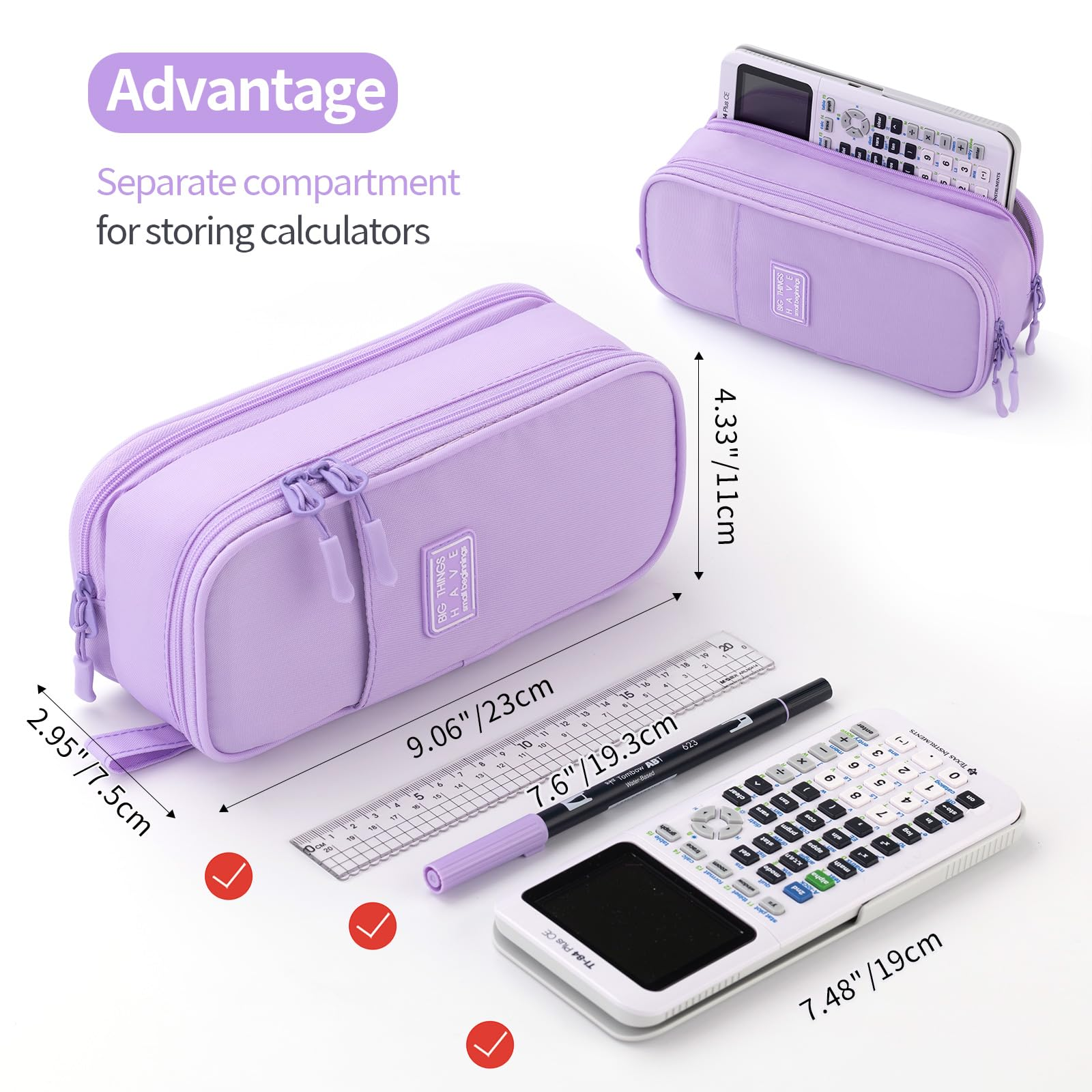 Purple Pencil box