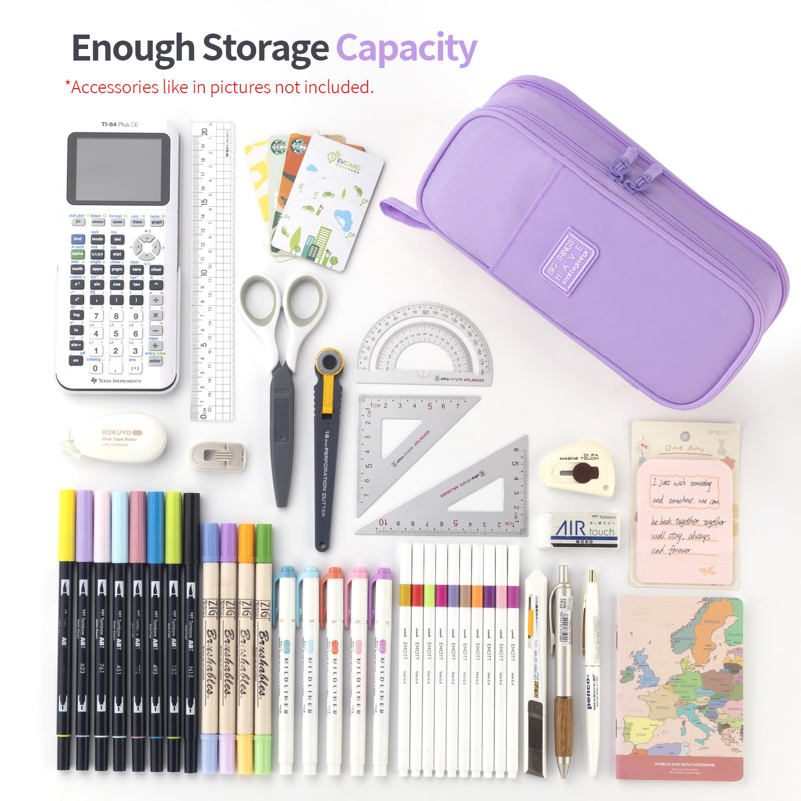 Purple Pencil box
