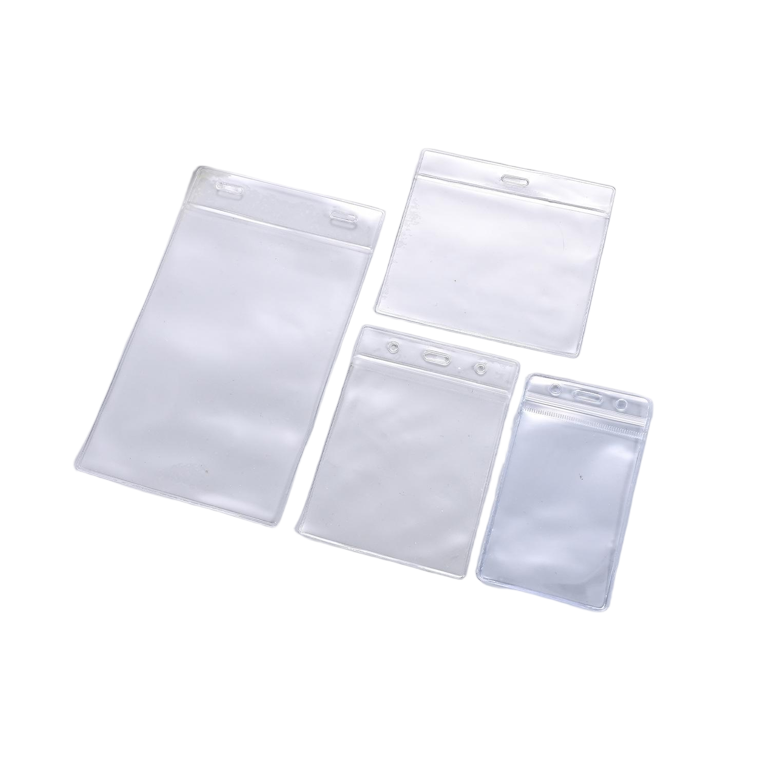 Clear Plastic ID Badge Holders