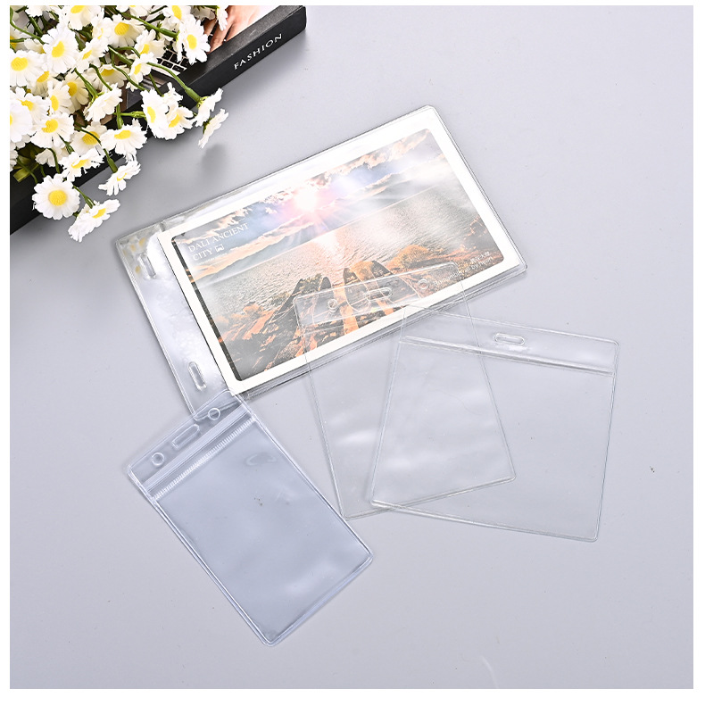 Clear Plastic ID Badge Holders