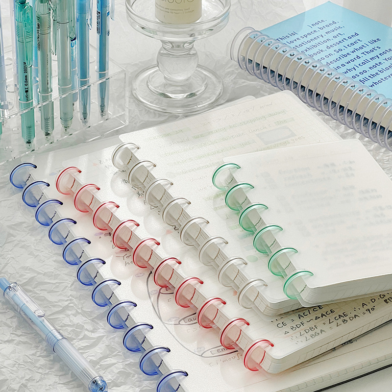 Colorful Disc-Bound Notebook