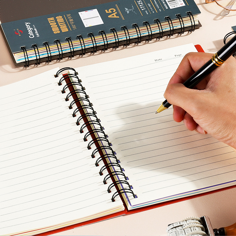 A5 Spiral Notebook with Dividers