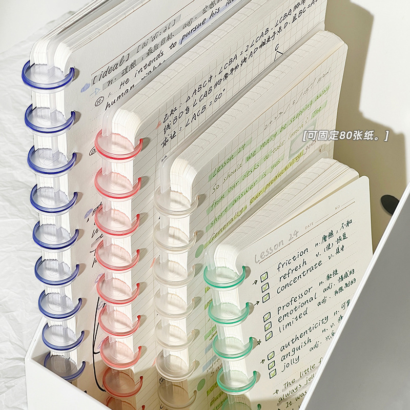 Colorful Disc-Bound Notebook