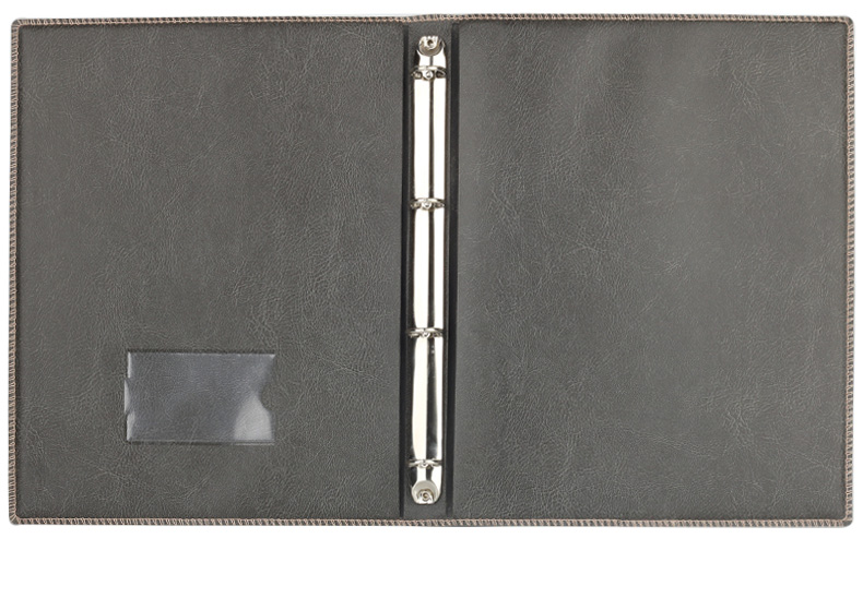 Leather 4-O Ring Binder
