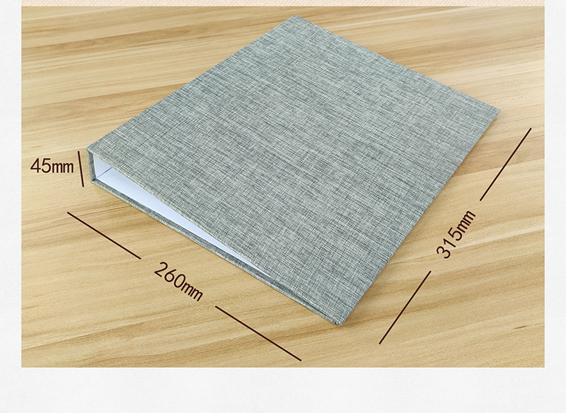 Linen Texture 3-Ring Binder