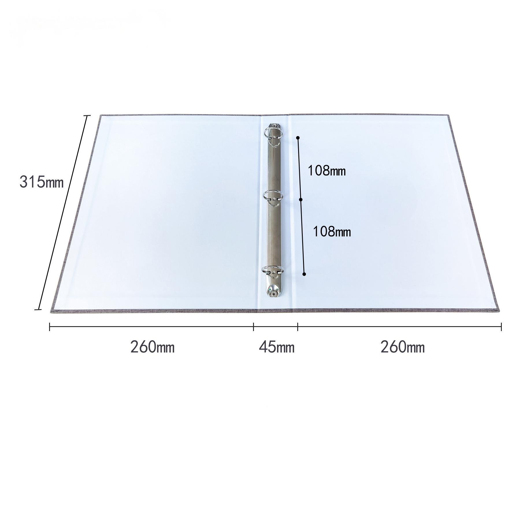 Linen Texture 3-Ring Binder