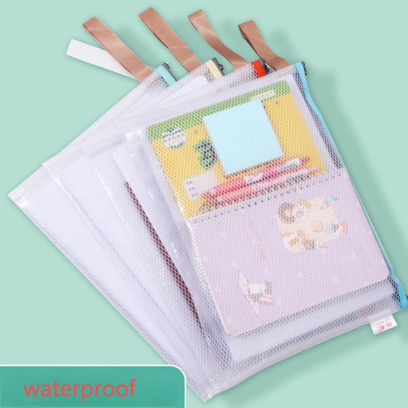 EVA Mesh Zipper Document Bags