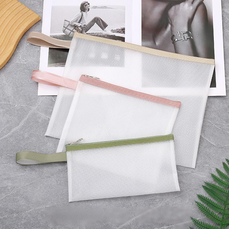 EVA Mesh Zipper Storage Pouch 