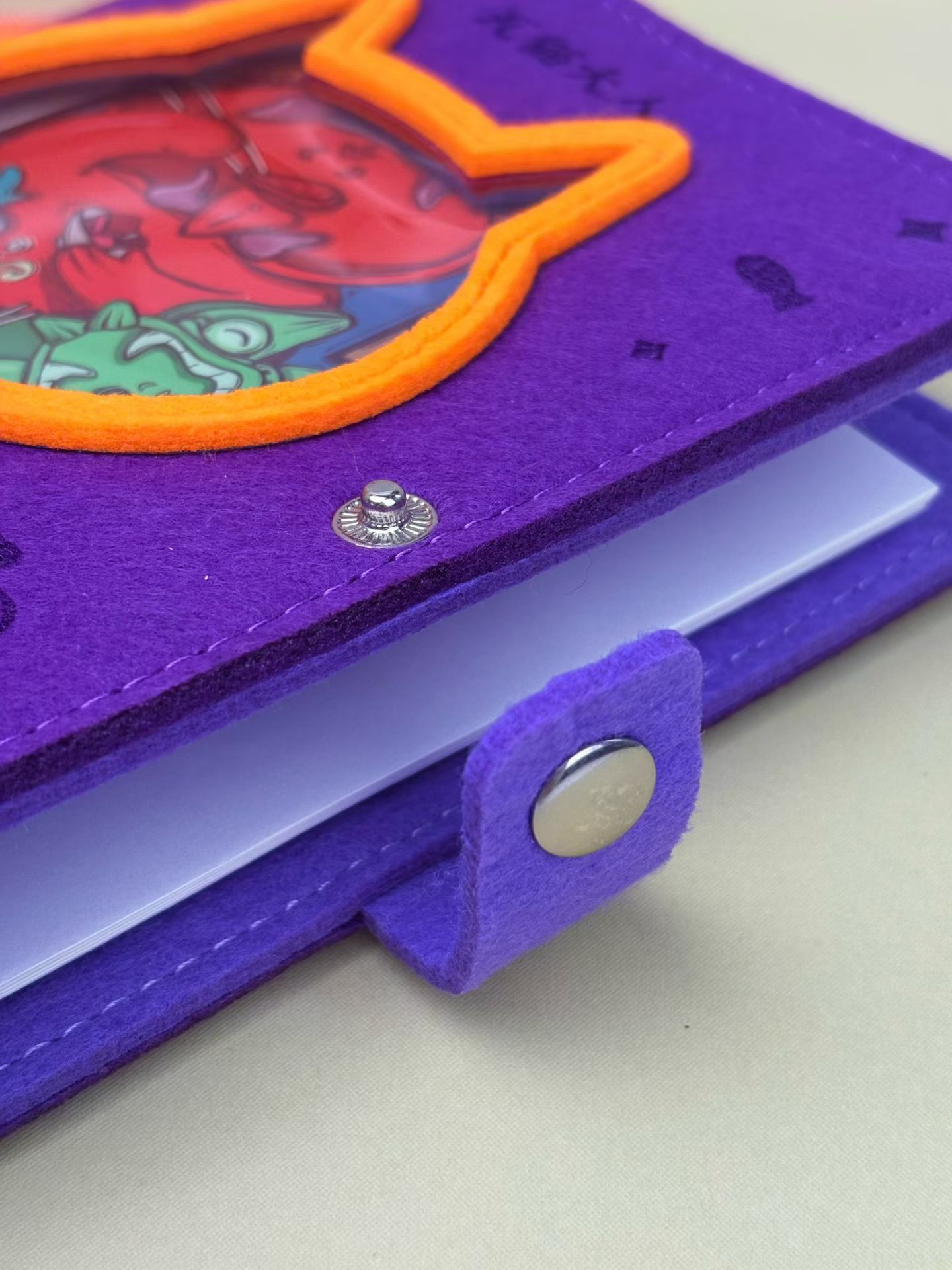 Purple Ring Binder Notebook