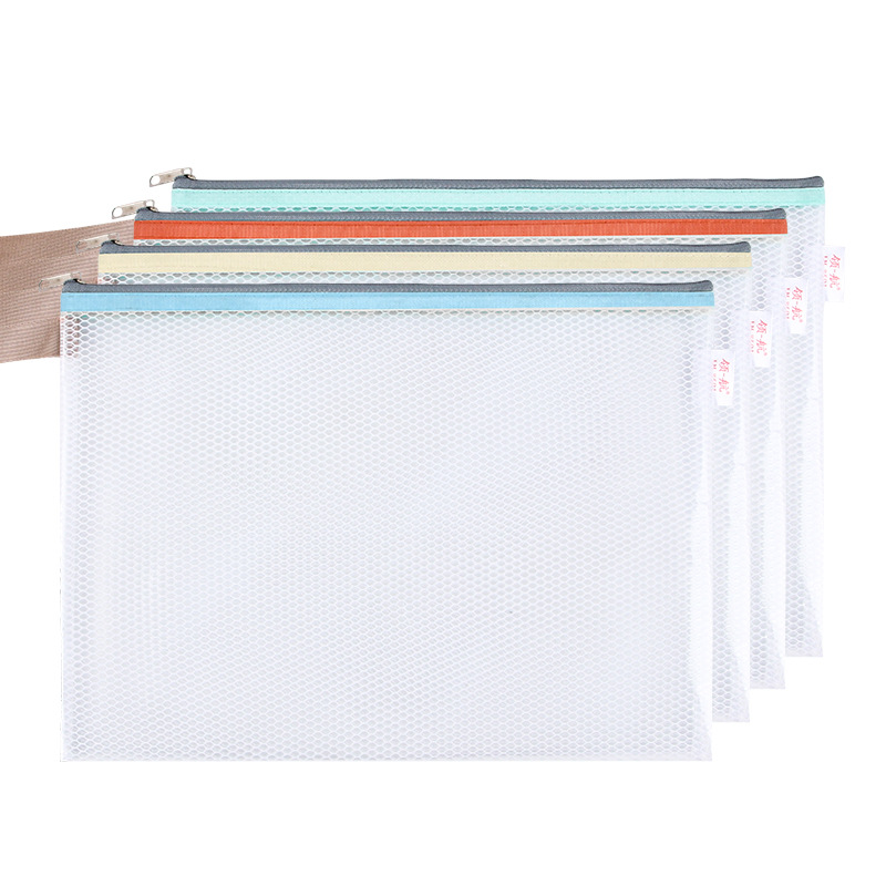 EVA Mesh Zipper Document Bags