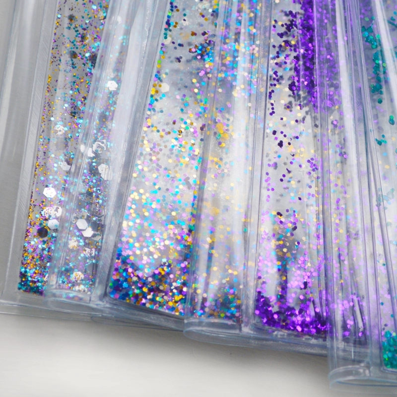 Glittery Plastic Book Cover