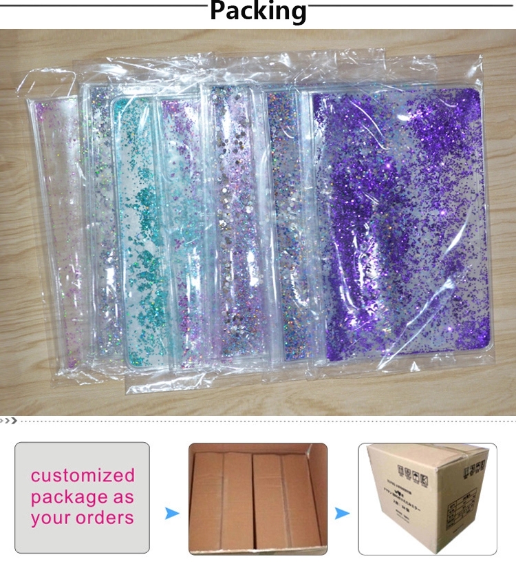 Glittery Plastic Book Cover