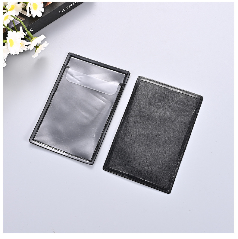 Clear Plastic ID Card Sleeve