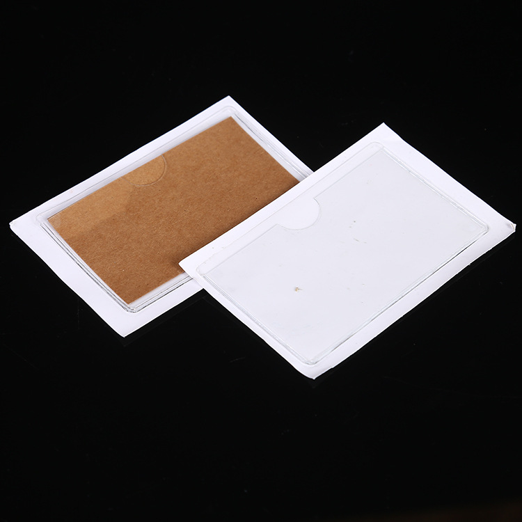 Self-Adhesive Card Holder Sleeves