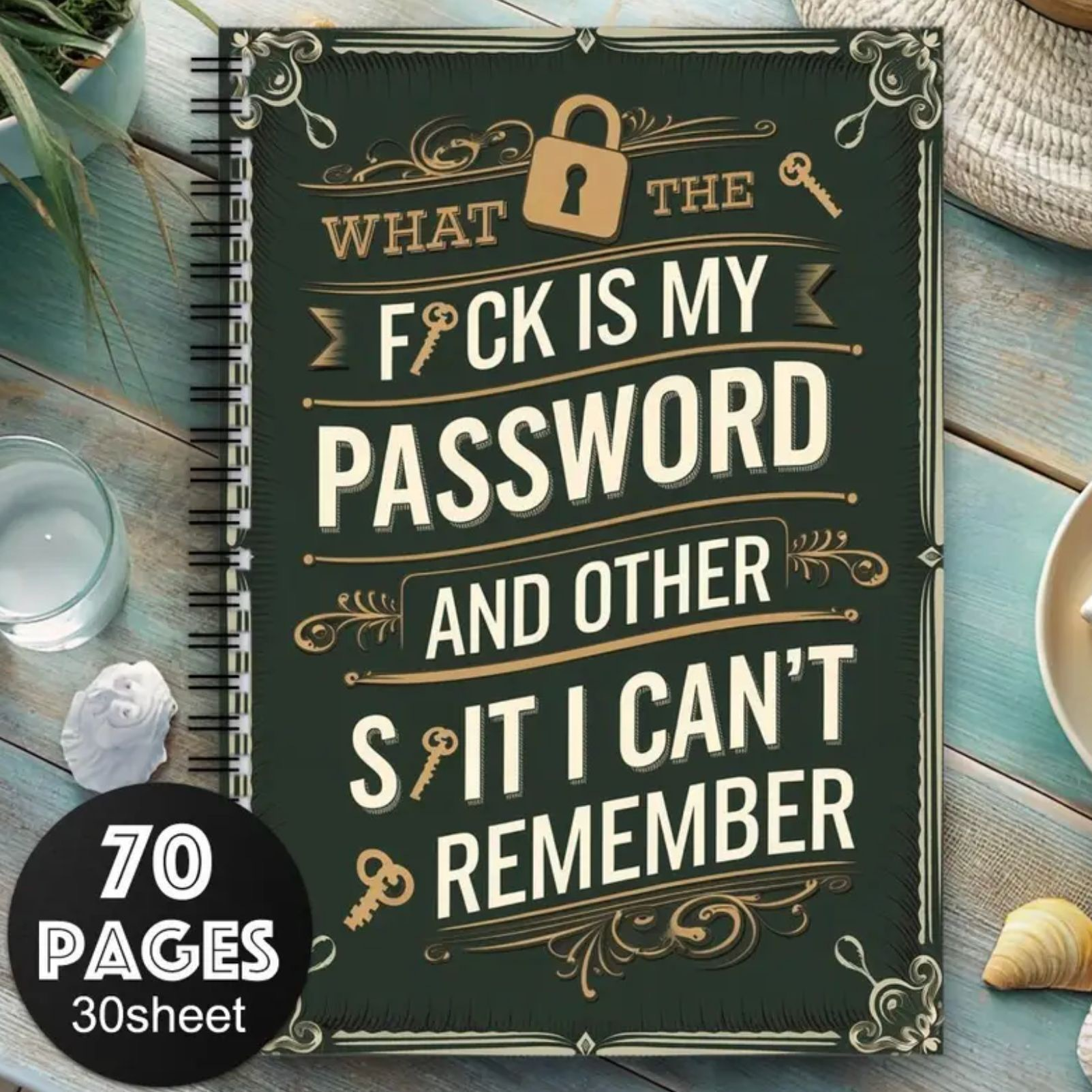 Password Book for Seniors