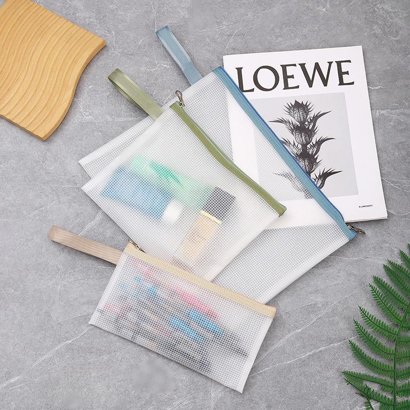 EVA Mesh Zipper Storage Pouch 