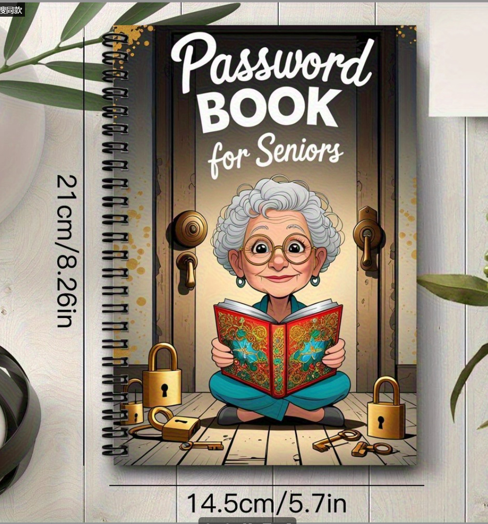 Password Book for Seniors