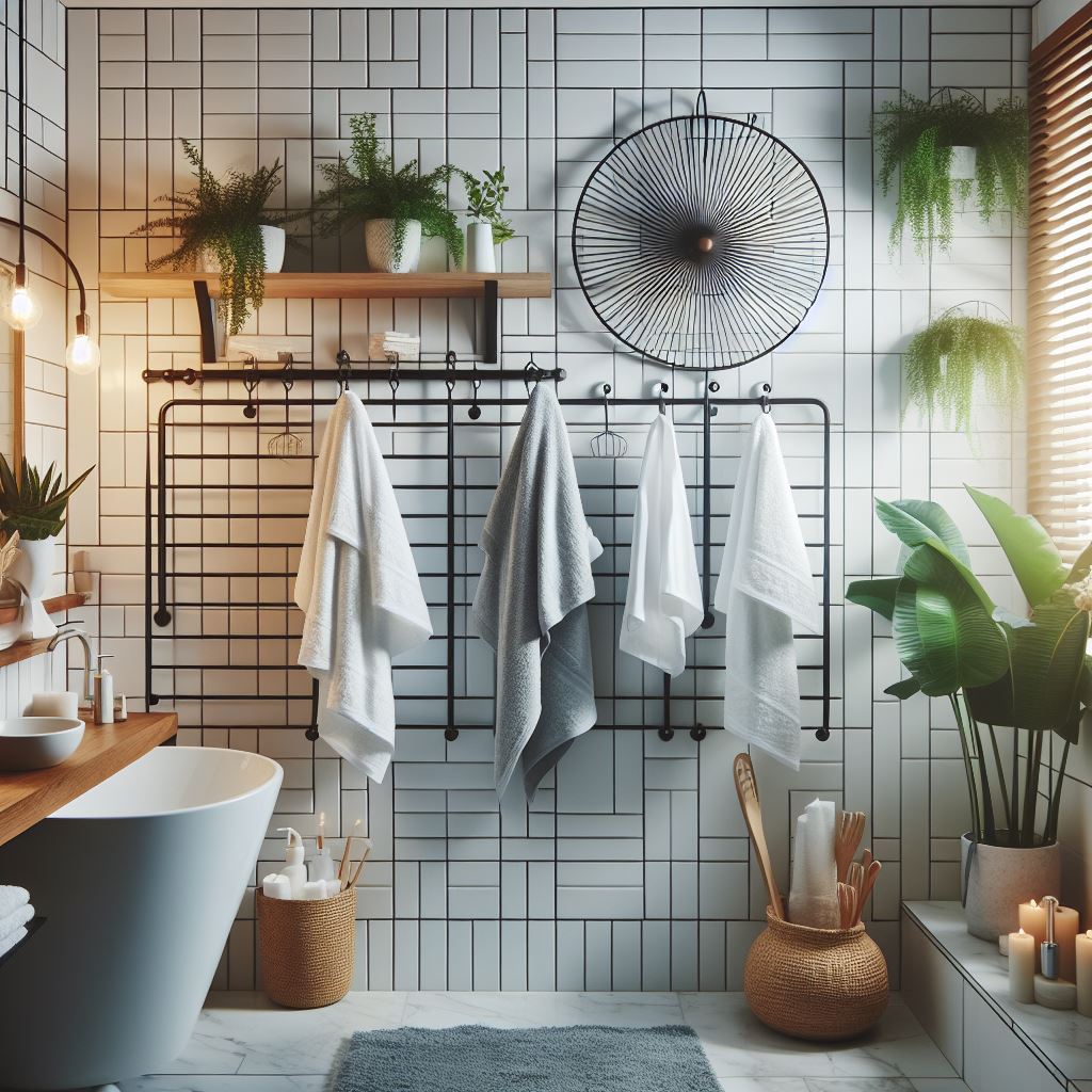 Modern Bathroom Towel Rack