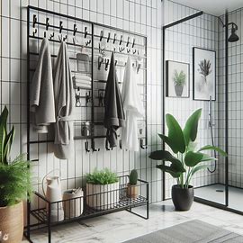 Stylish Bathroom Organizer Set