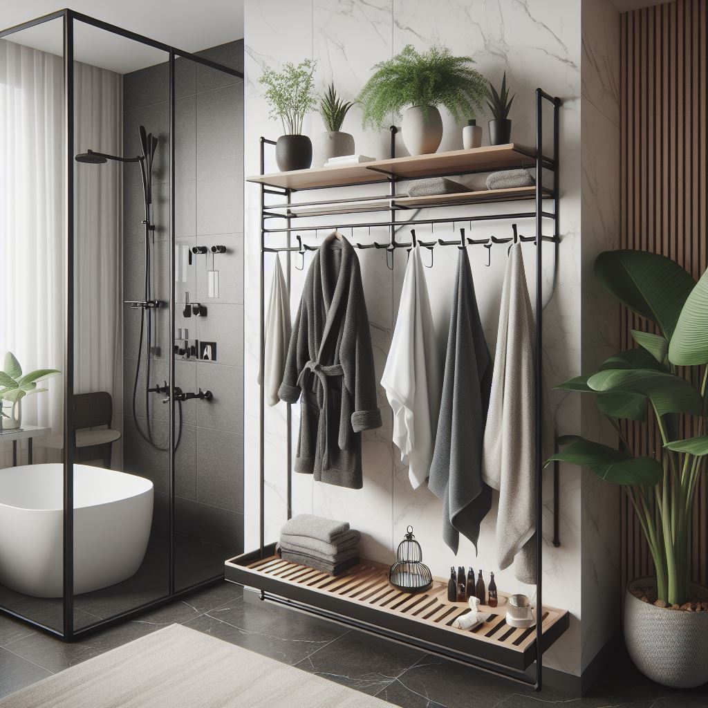 Modern Bathroom Storage Rack