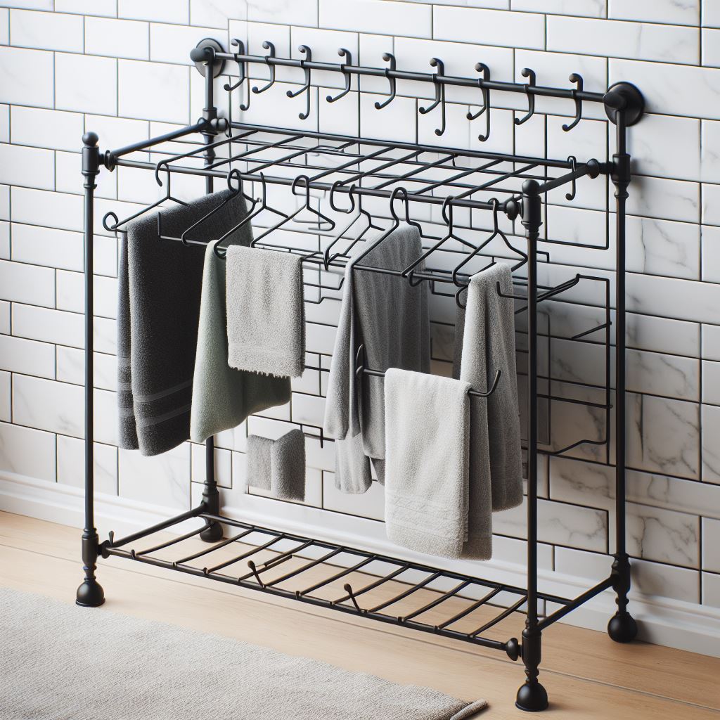 Multi-Tier Towel Rack