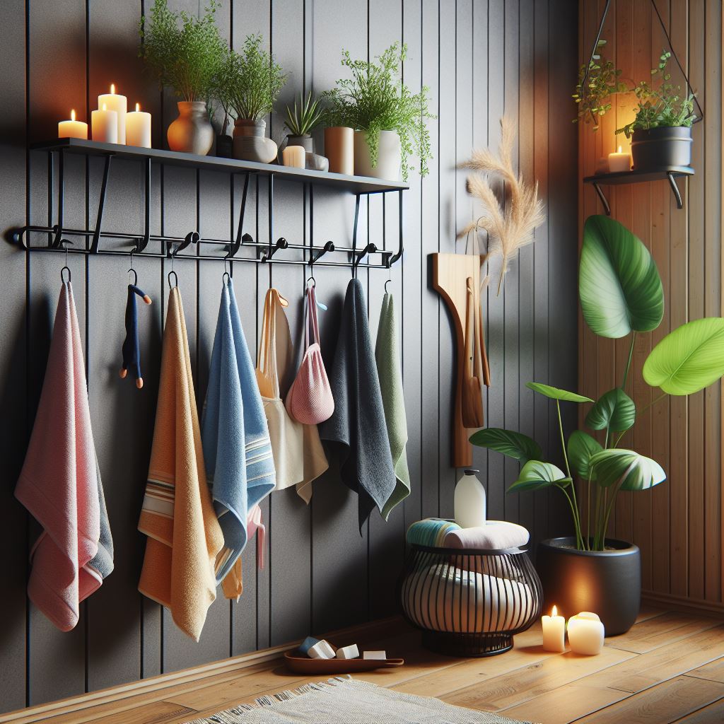 Stylish Bathroom Towel Rack Set