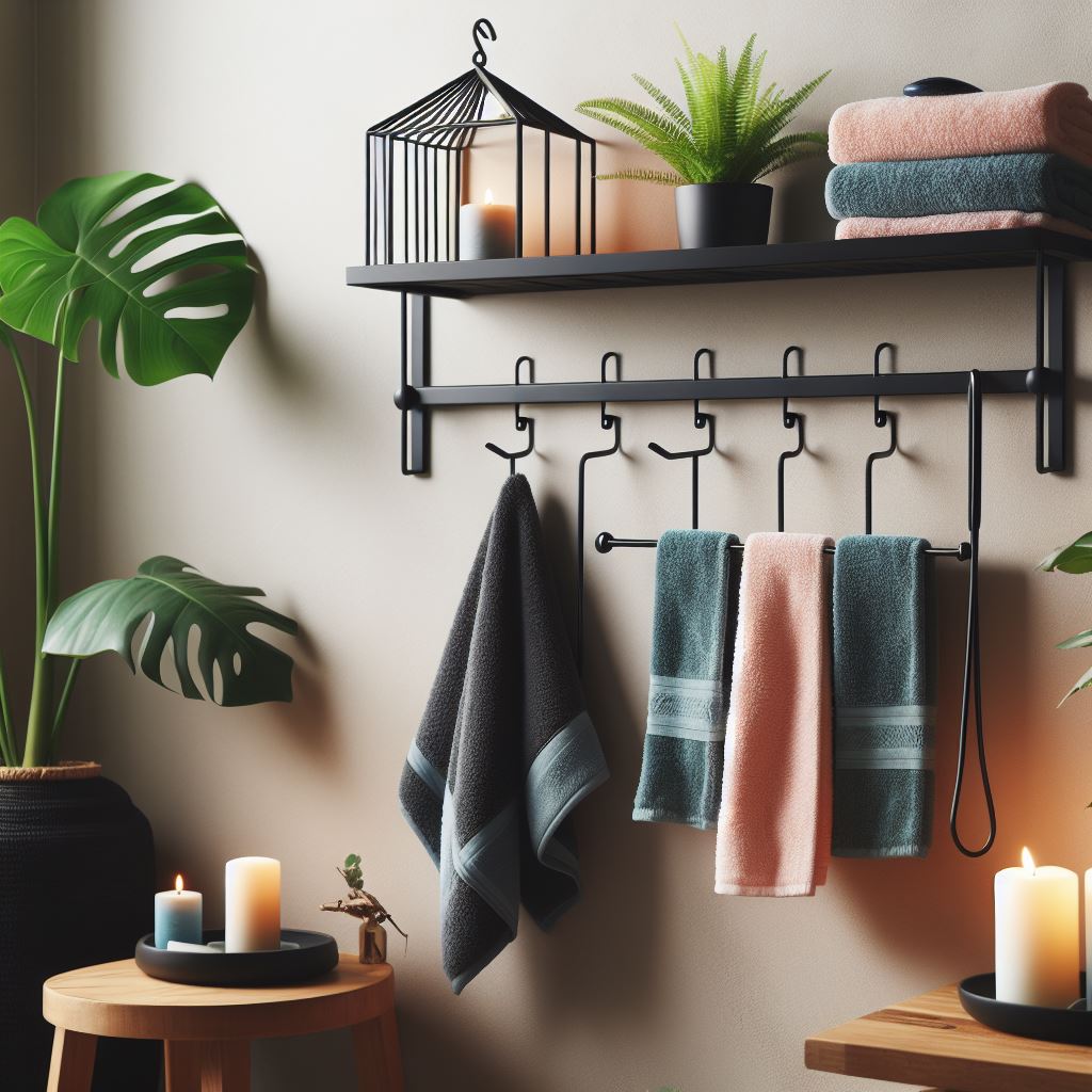 Stylish Bathroom Towel Rack