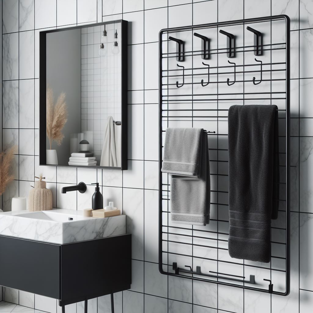 Modern Bathroom Towel Rack