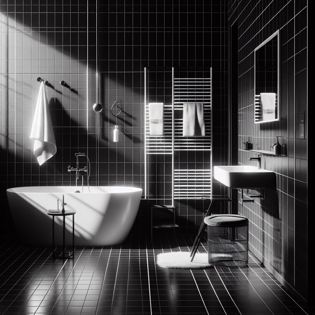 Black Modern Bathroom