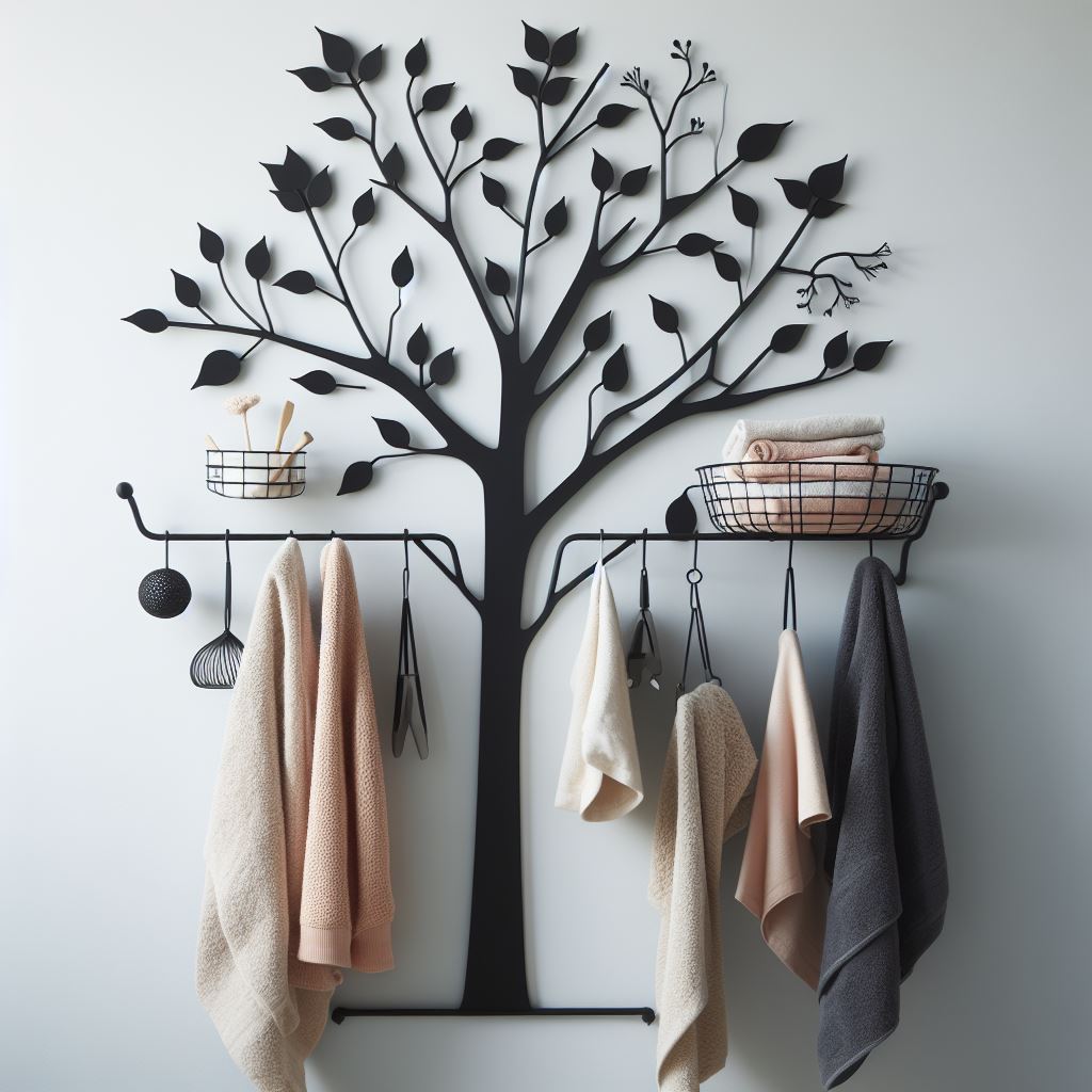 Tree-Shaped Wall Organizer