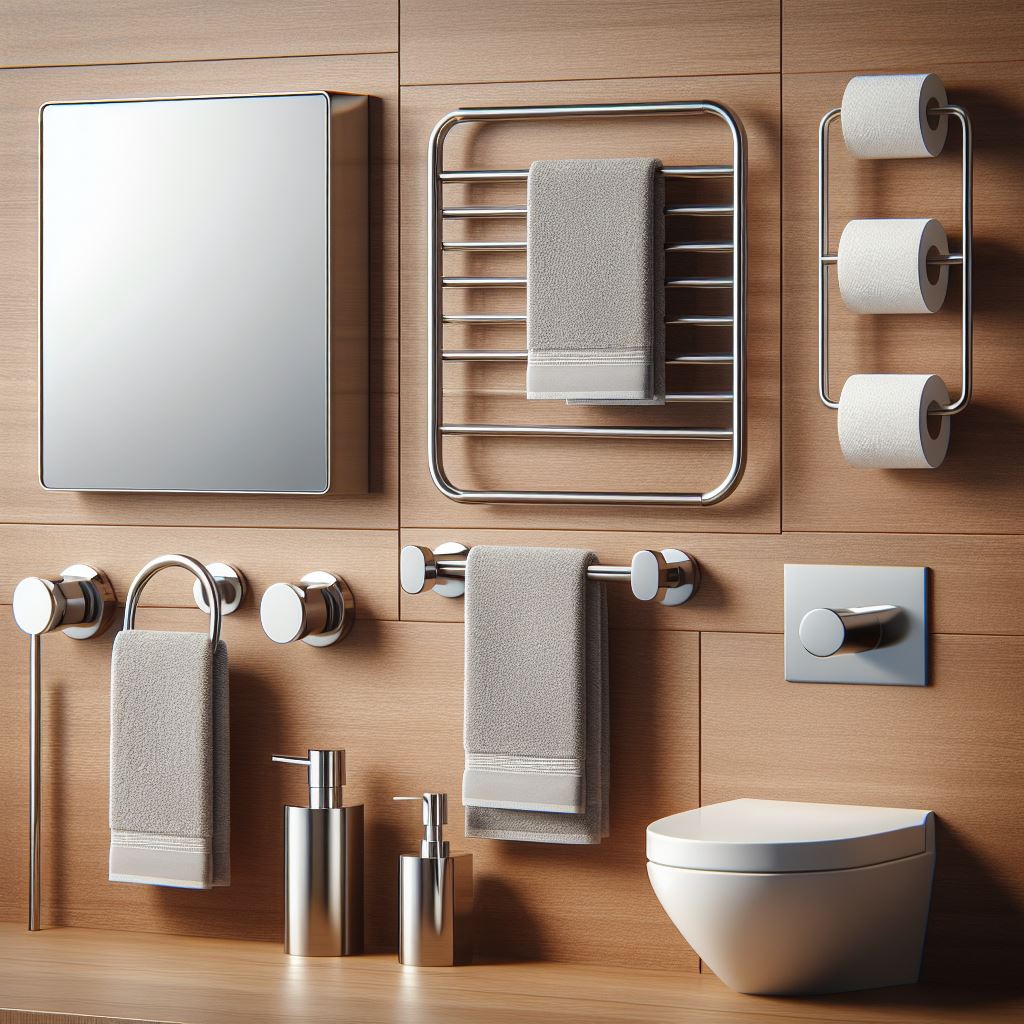 Modern Bathroom Accessories Set