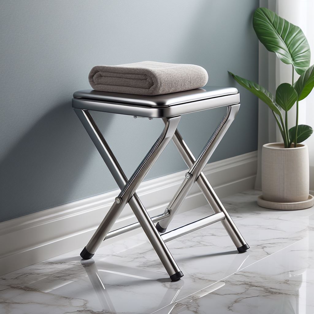 Folding Metal Stool