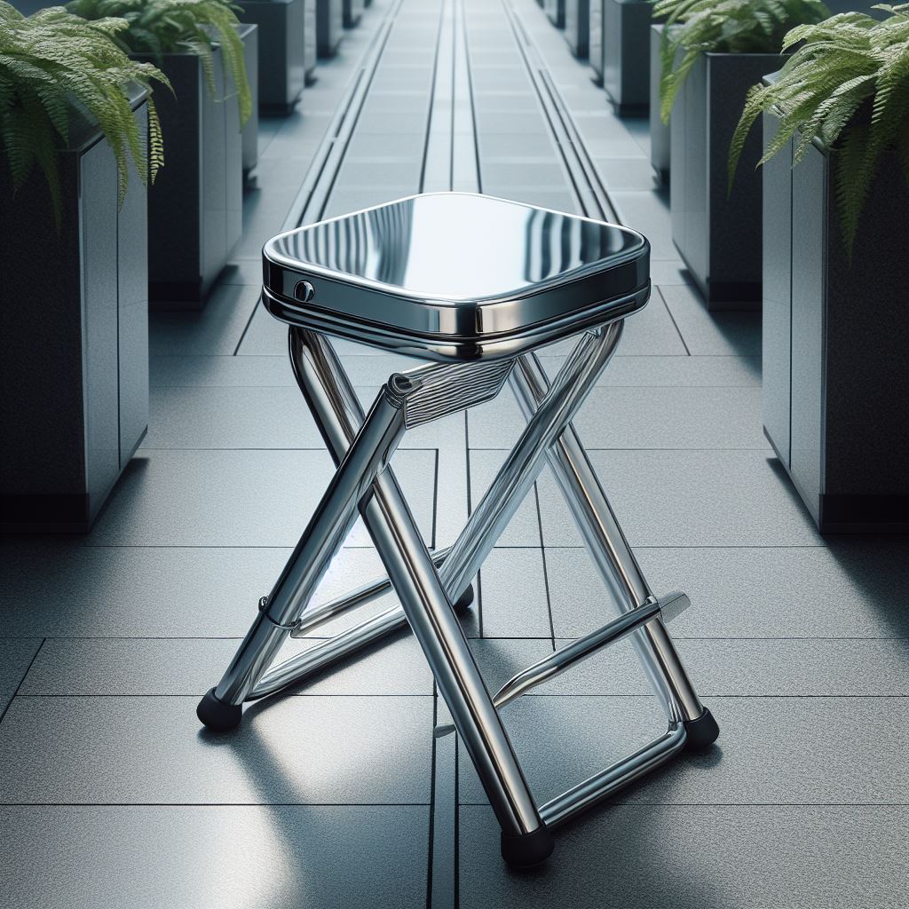 Stainless Steel Folding Stool