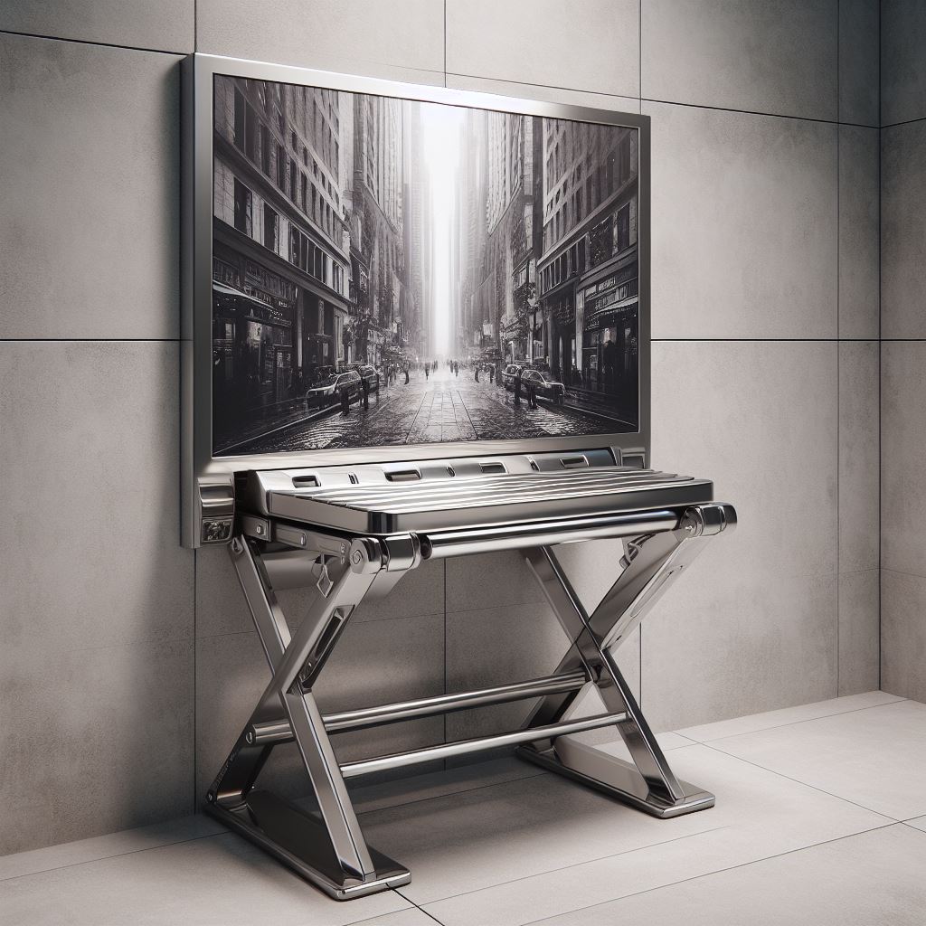 Futuristic Digital Artwork Station