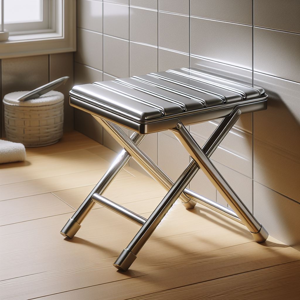 Stainless Steel Folding Stool
