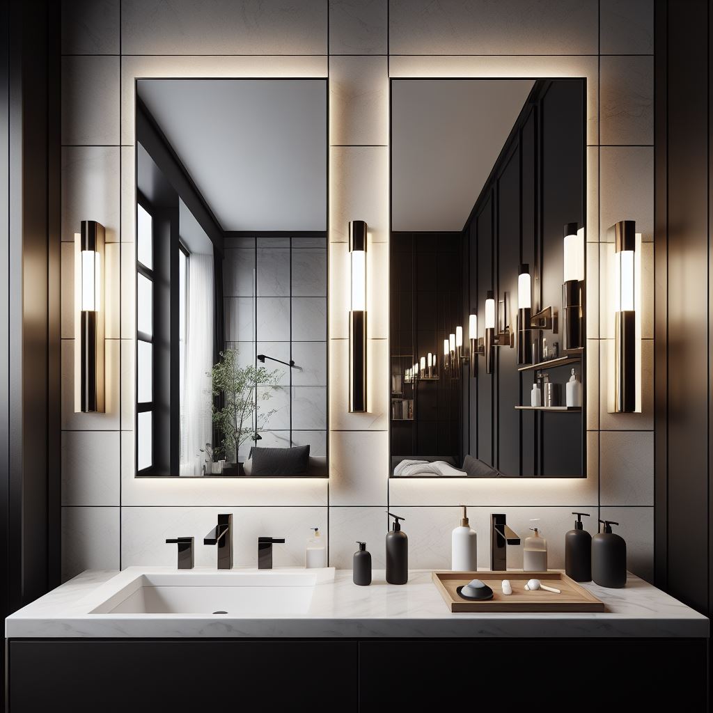 Modern Bathroom Vanity Set