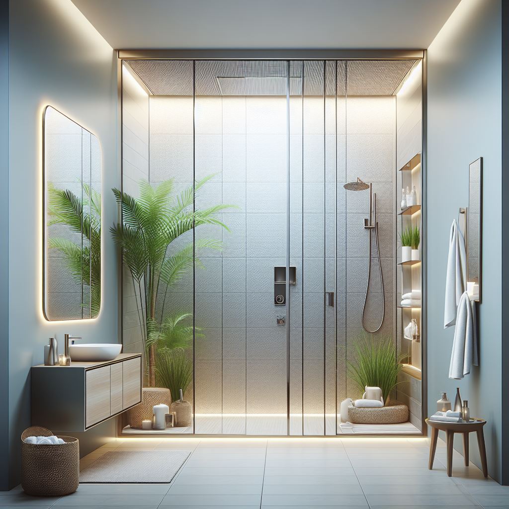 Modern Glass Shower Enclosure