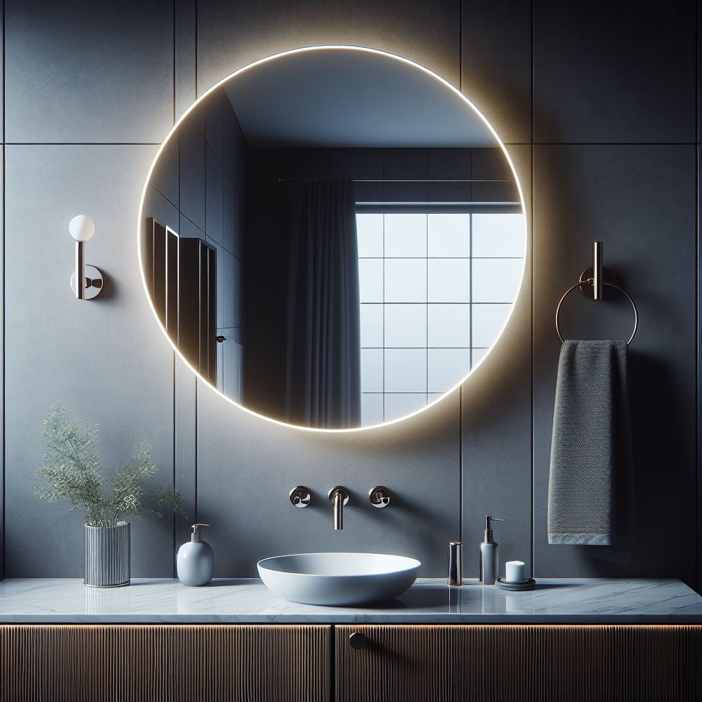 LED Round Bathroom Mirror